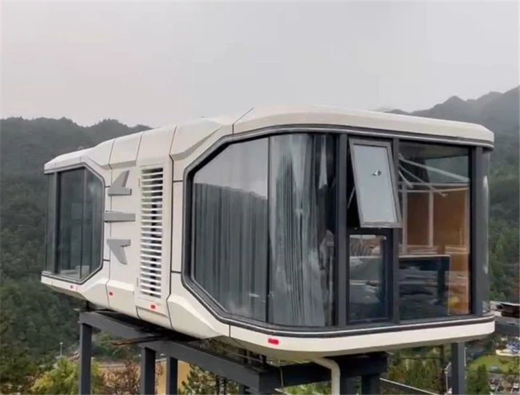 portable luxury living container capsule house 2