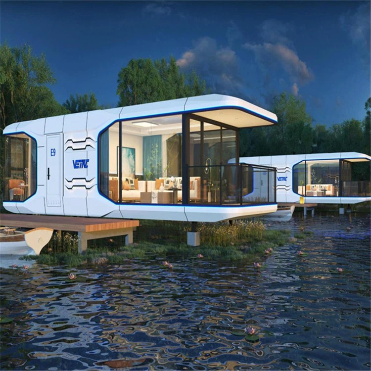portable vessel capsule room hotel with toilet 3