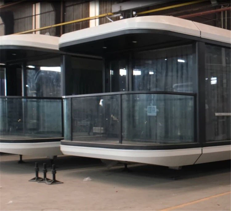 portable vessel capsule room hotel with toilet 1