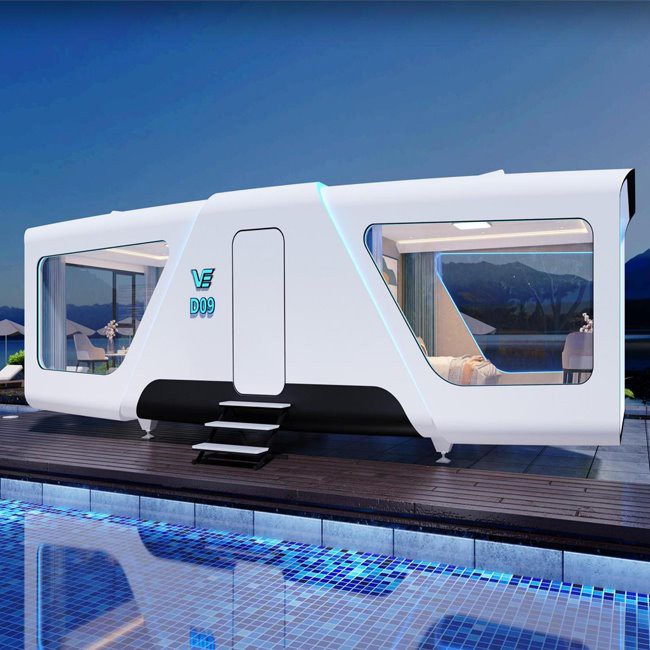 Case mobili prefabbricate per spazi esterni